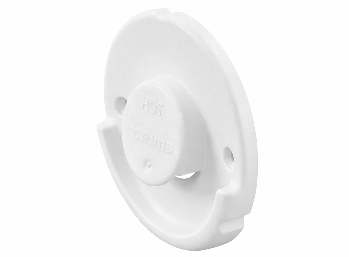 Truma WK wanddoorvoer rooster - white