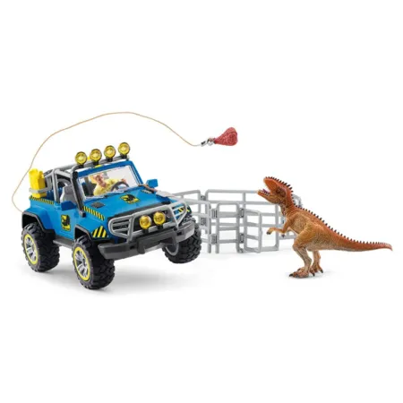 Schleich® 41464 DINOSAURS® Geländewagen mit Dino-Außenposten