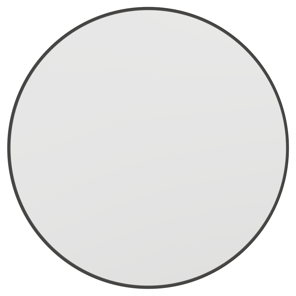 Haceka Deco ronde spiegel 60cm zwart mat