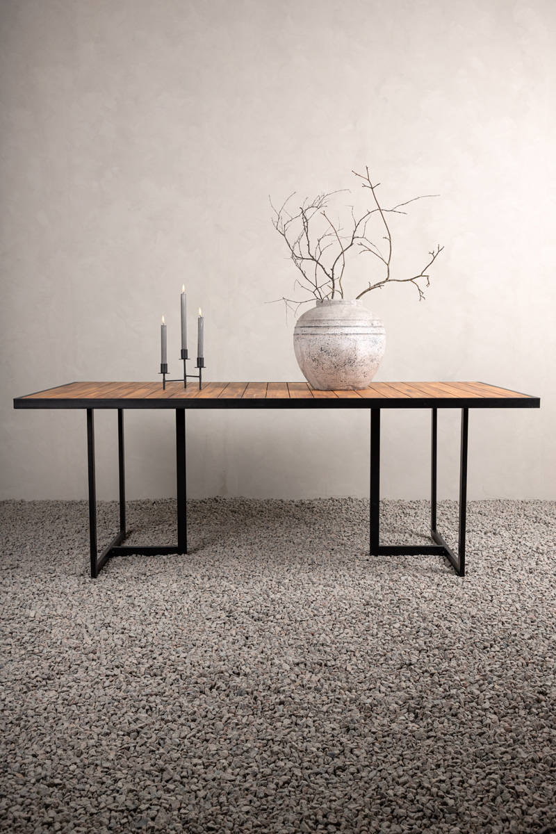 Houten tuintafel Sverre - 200 x 100 cm Bruin