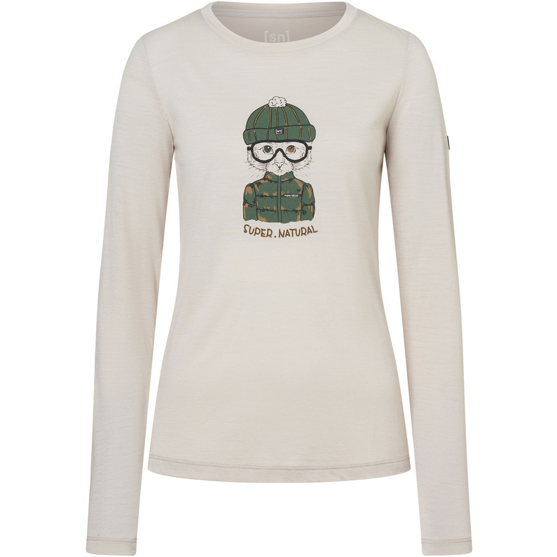 Super.Natural Damen Snow Cat Longsleeve