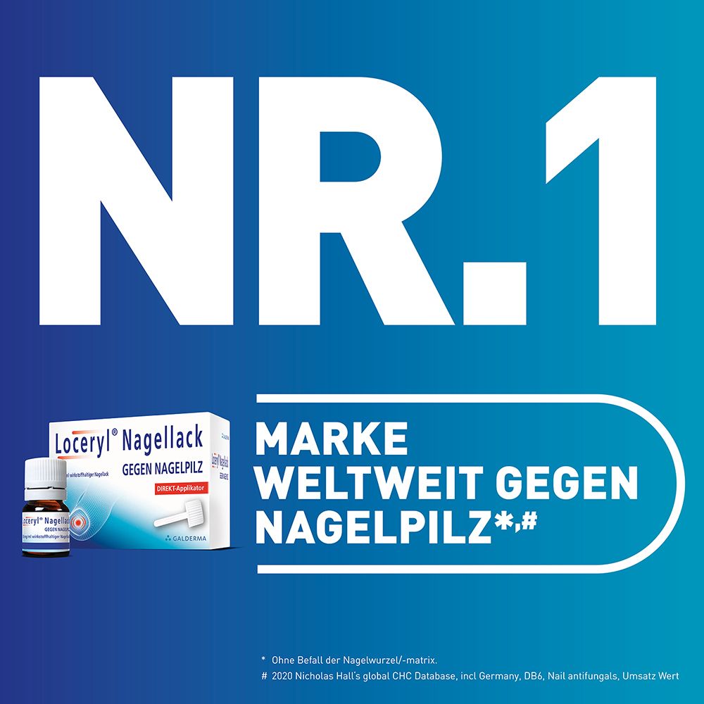 LOCERYL® Nagellack gegen Nagelpilz mit DIREKT-Applikator + LOCERYL® Creme