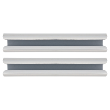 Intensions verbinder gordijnrail Plus wit 2 stuks