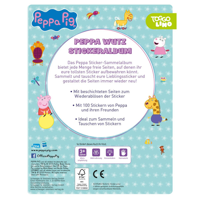 Peppa Wutz - Mein Sticker-Album - Zum Sticker-Sammeln und Tauschen