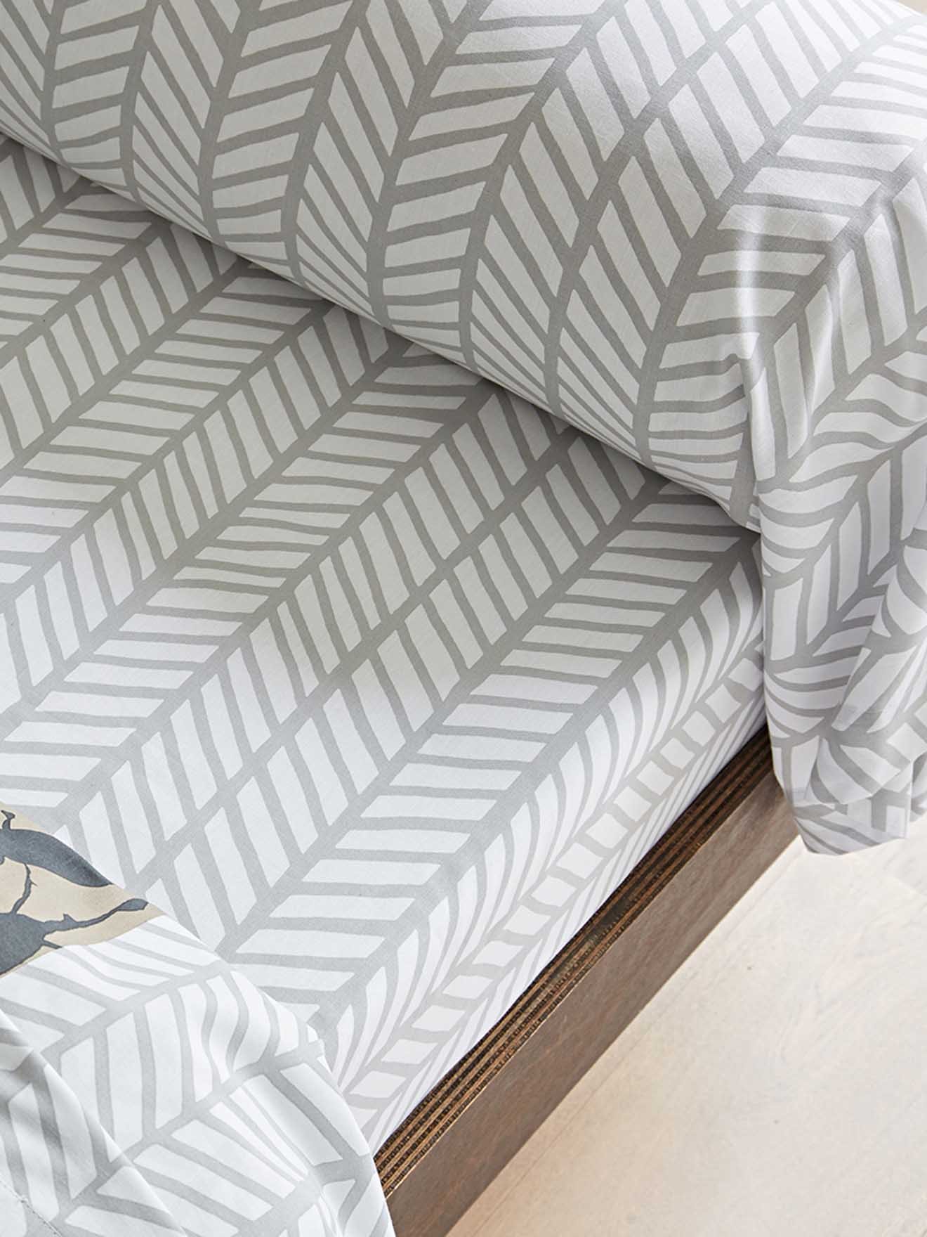 Drap-housse feuilles