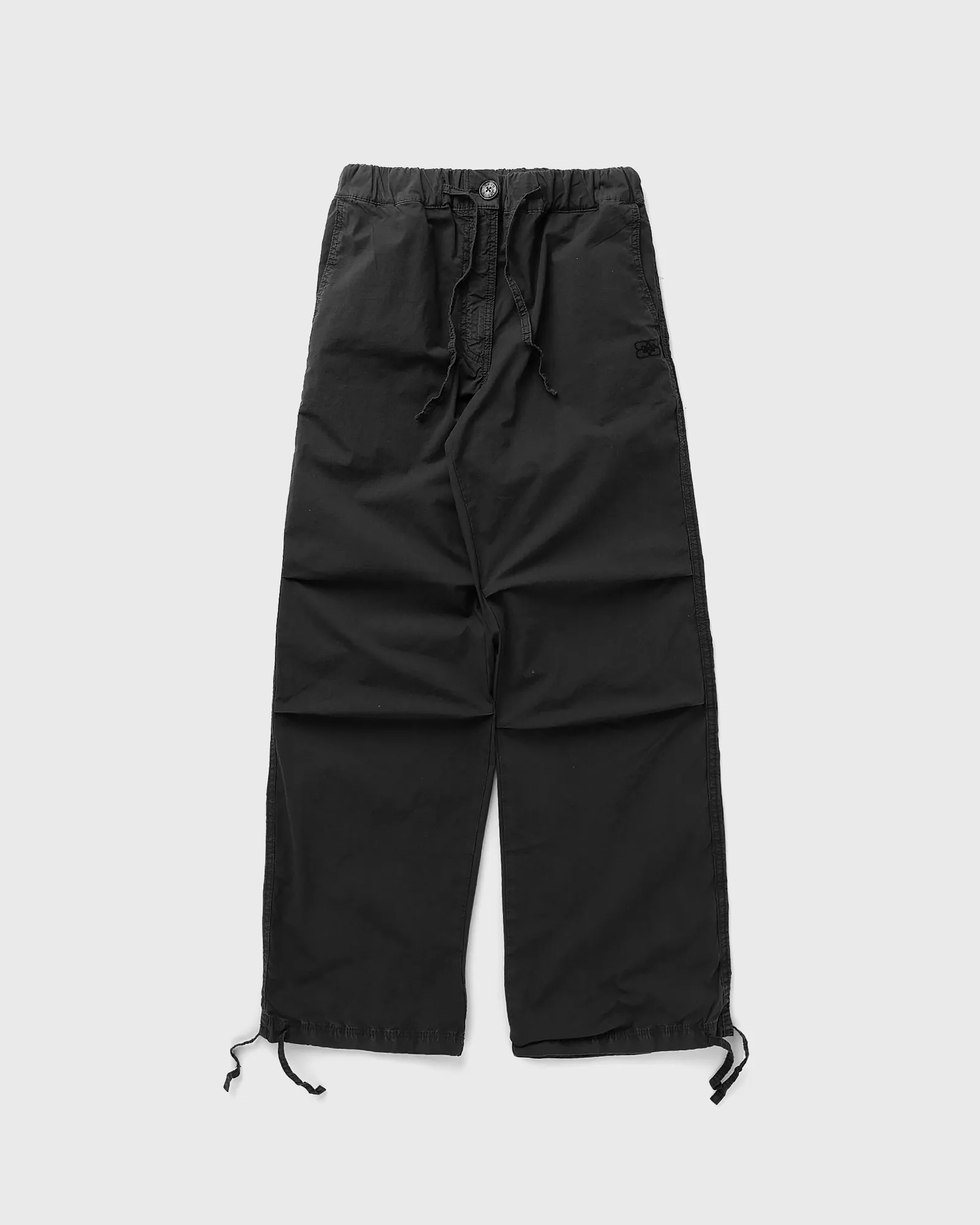 Ganni Washed Cotton Canvas Draw String Pants