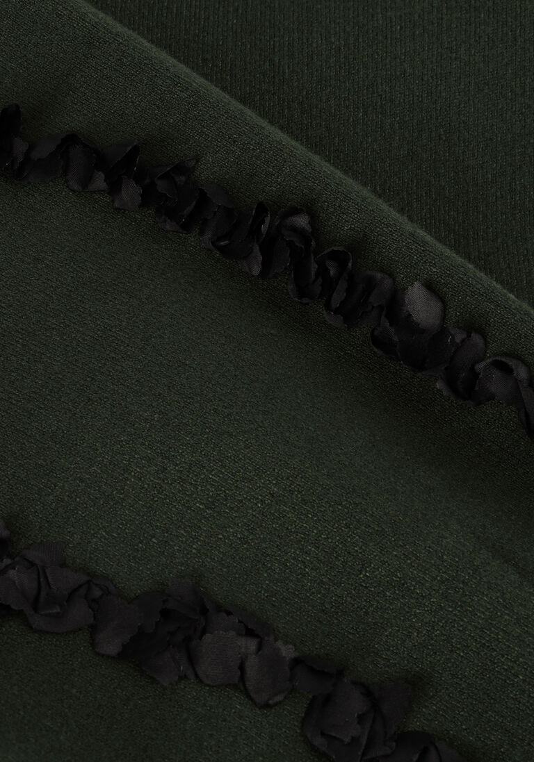 OBJECT donkergroene object trui objdidi l/s o-neck knit pullover