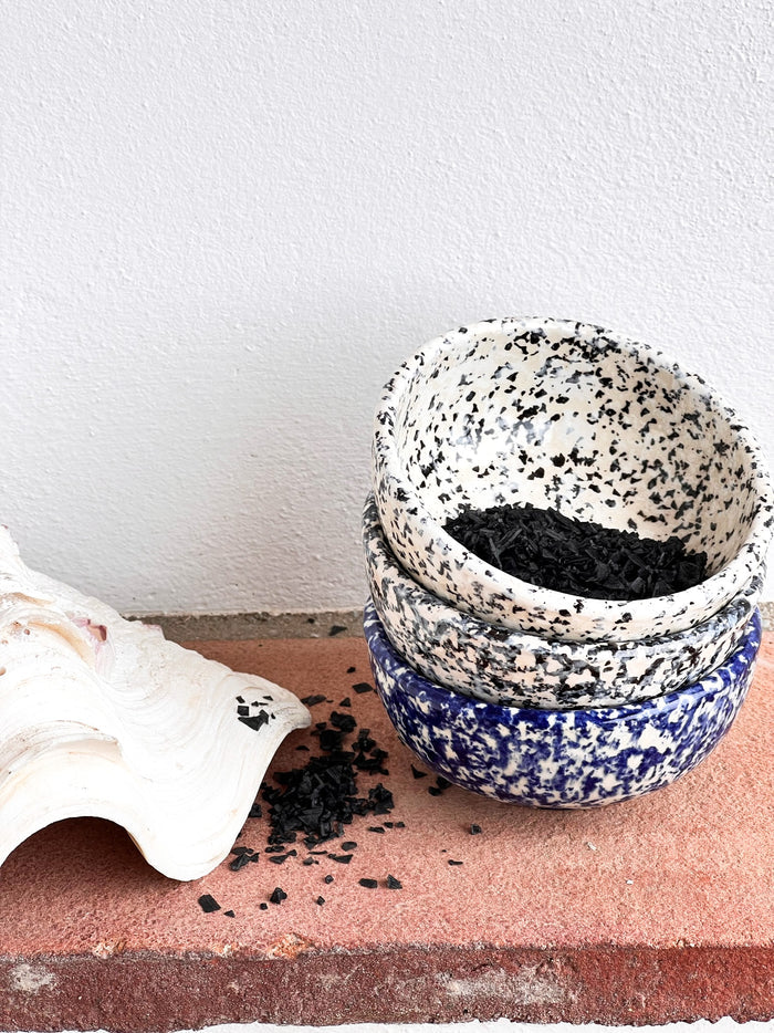 Familianna  Granite Salsa skål, blå - Ø9 cm.