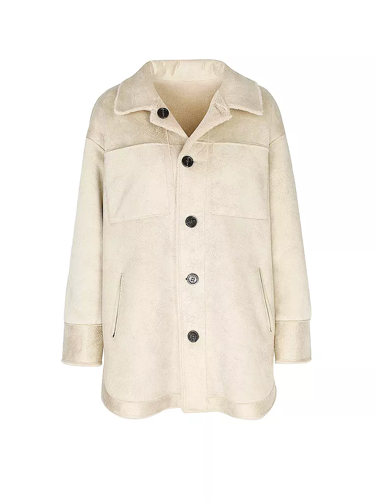 OAKWOOD Wendejacke in Felloptik LILLY  beige
