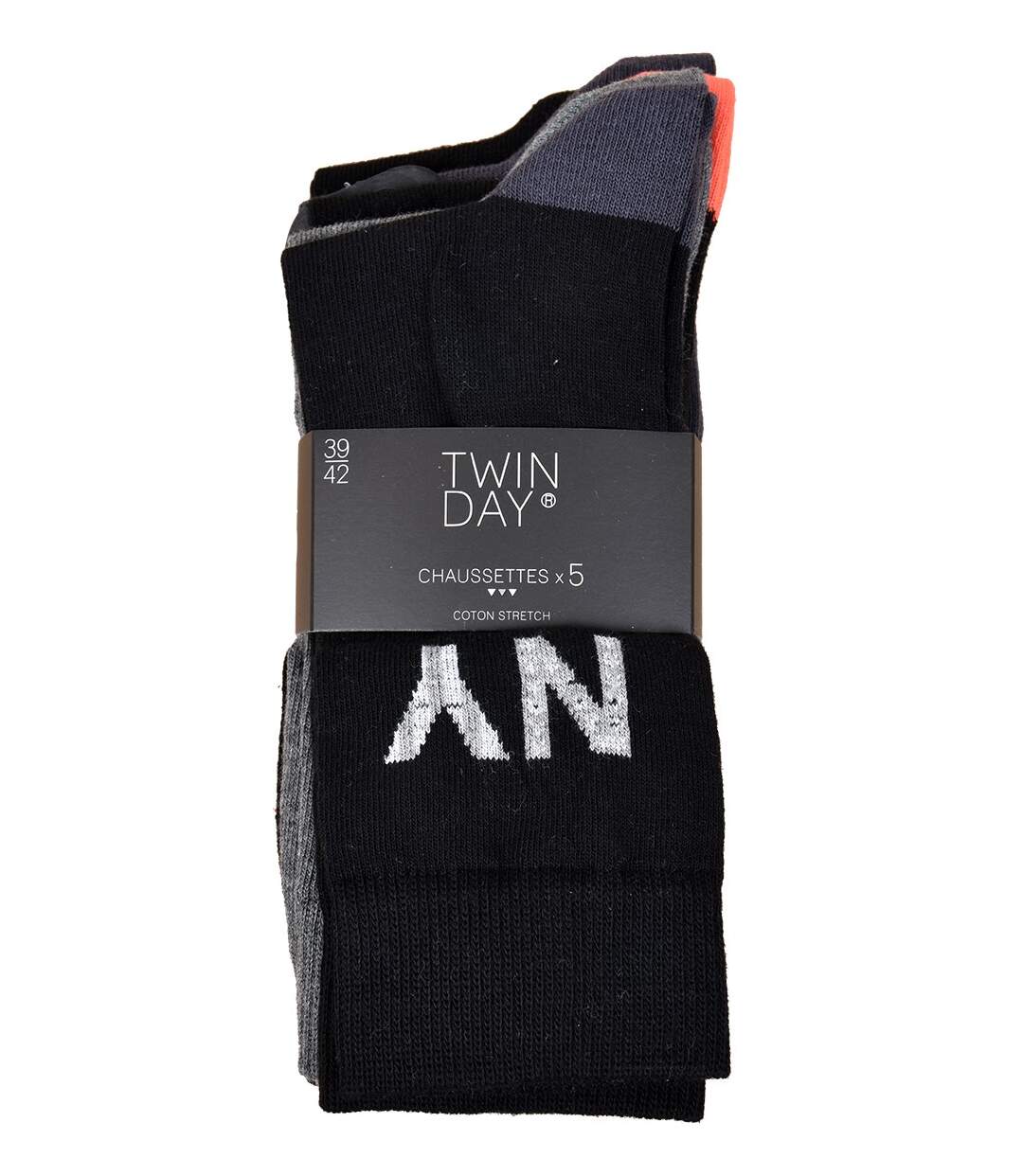 Chaussettes Homme TWINDAY Qualité et Confort-Assortiment modèles photos selon arrivages- Pack de 12 Paires Surprise TWINDAY