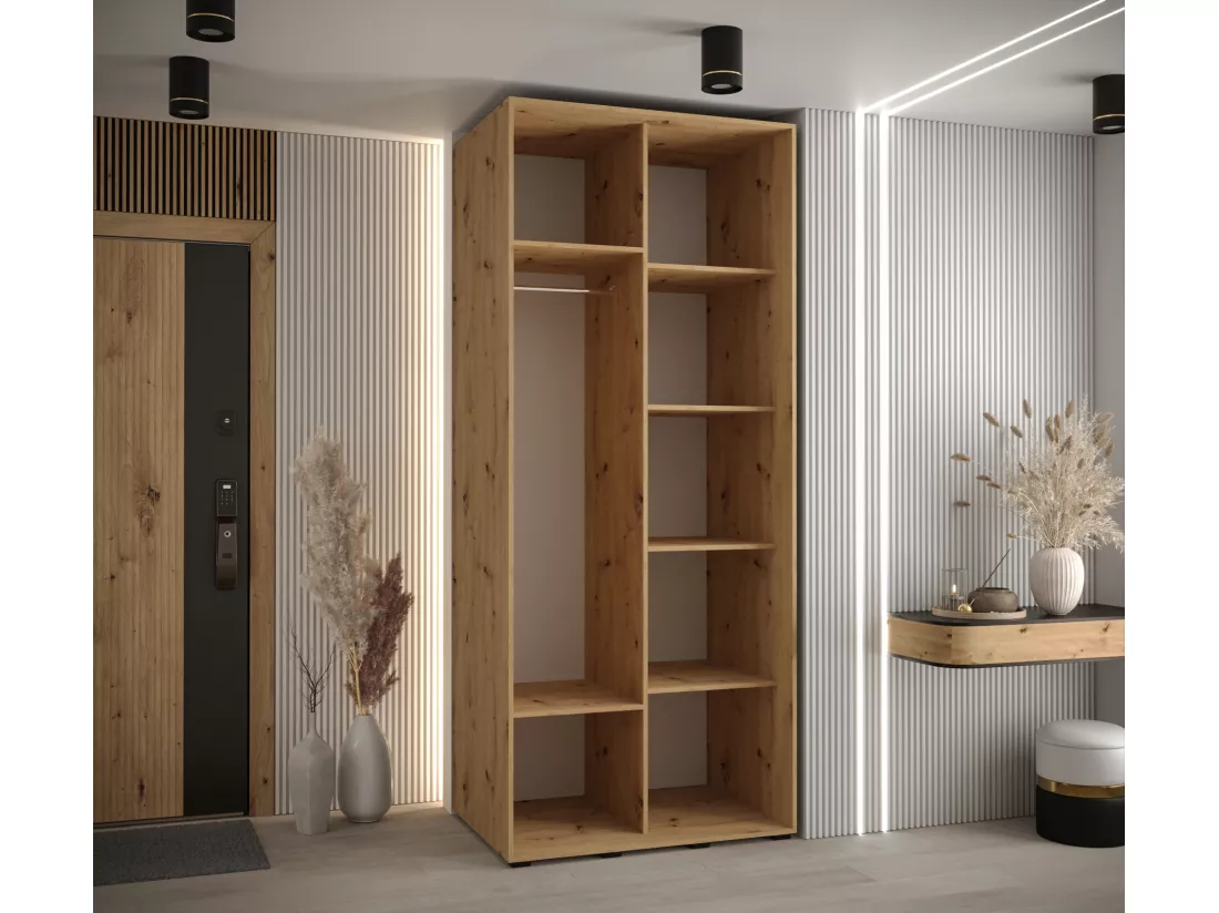 ARMOIRE DAVOS 10 À PORTES COULISSANTES 235,2/100/60 2 portes