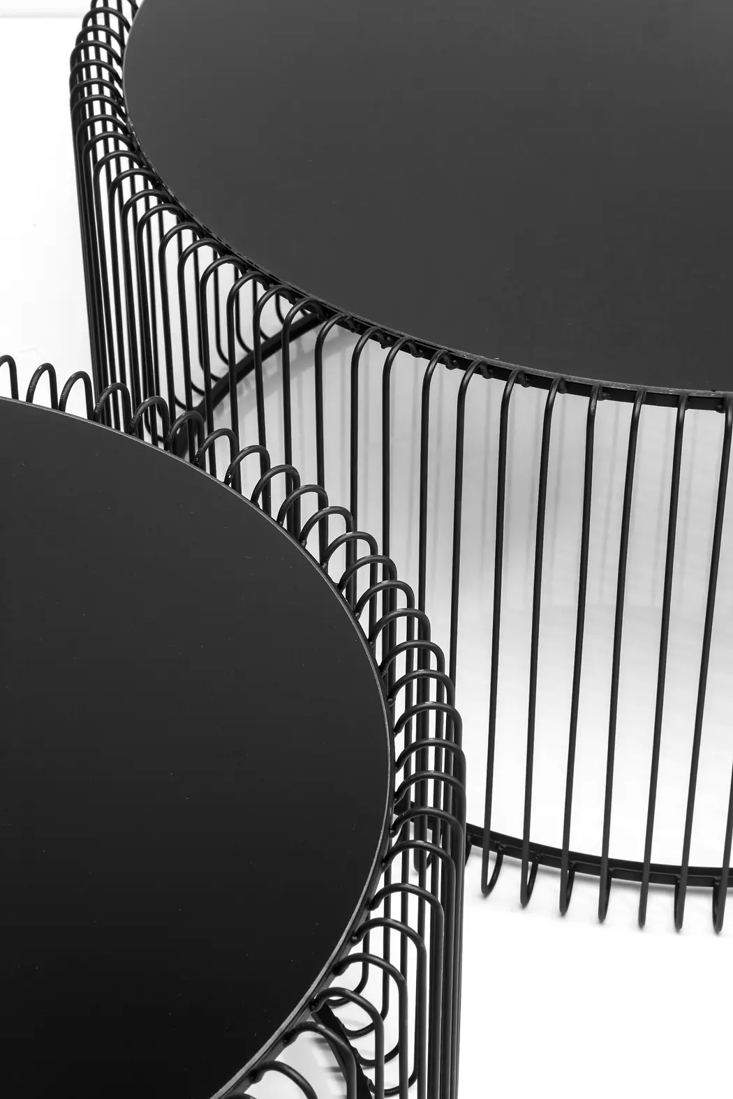 Couchtisch Wire Black 79577 2er Set
