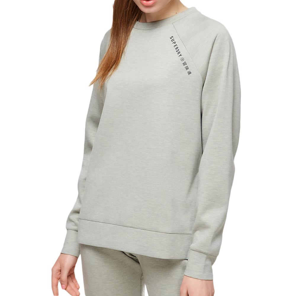Superdry Sweat Gris Femme Superdry Crew