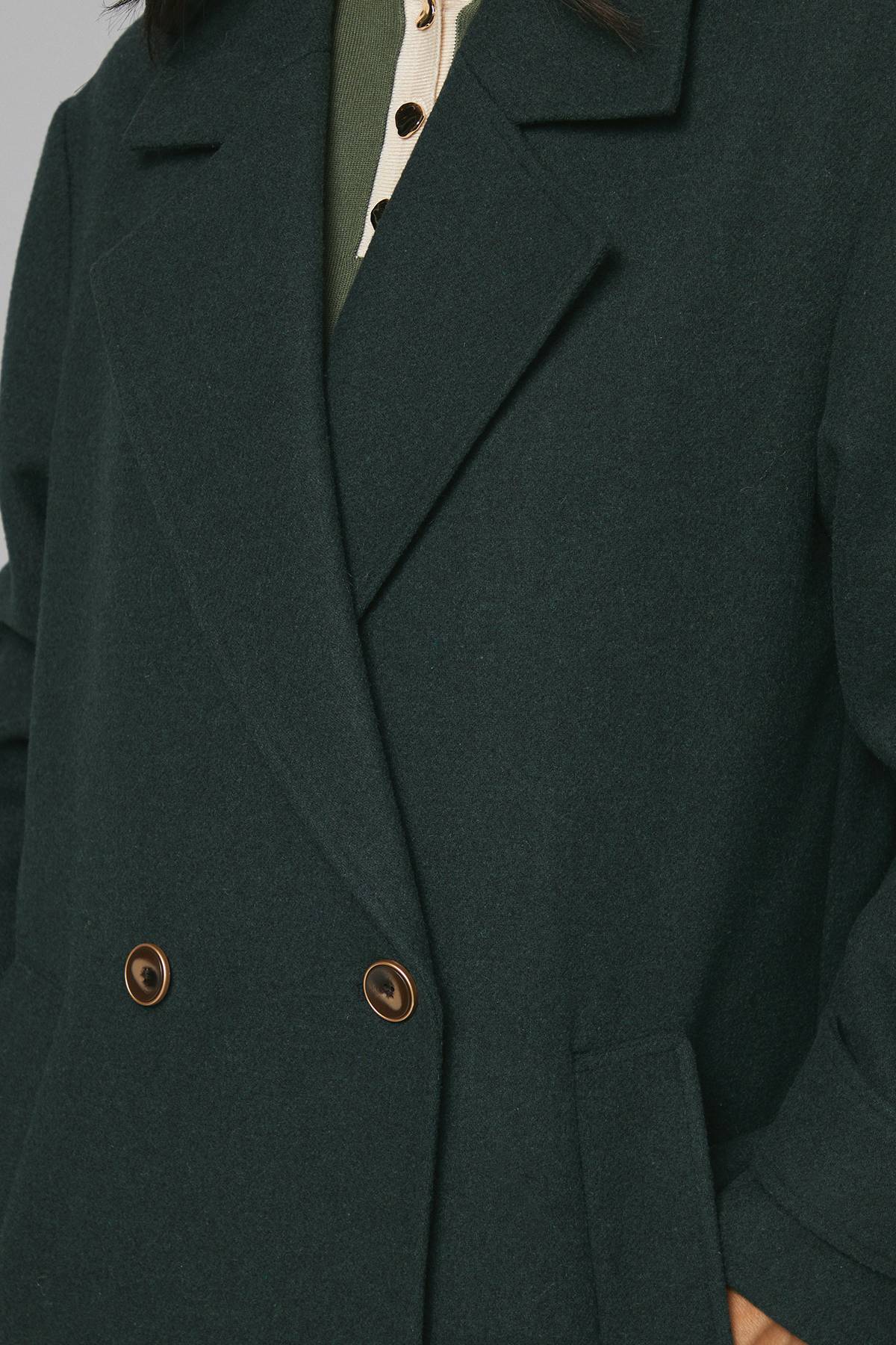 Wallis Manteau Croisé Long