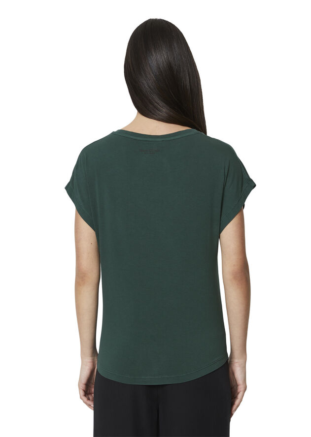 Marc O’Polo T-shirt, short sleeve, deep round n Midnight pine