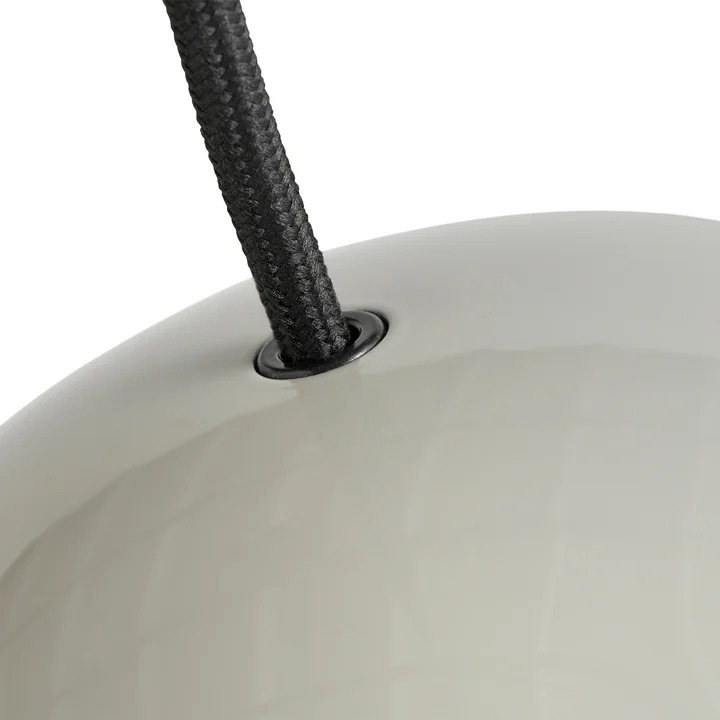 HAY - Pao Steel Pendelleuchte, Ø 23 x H 10 cm, cool grey