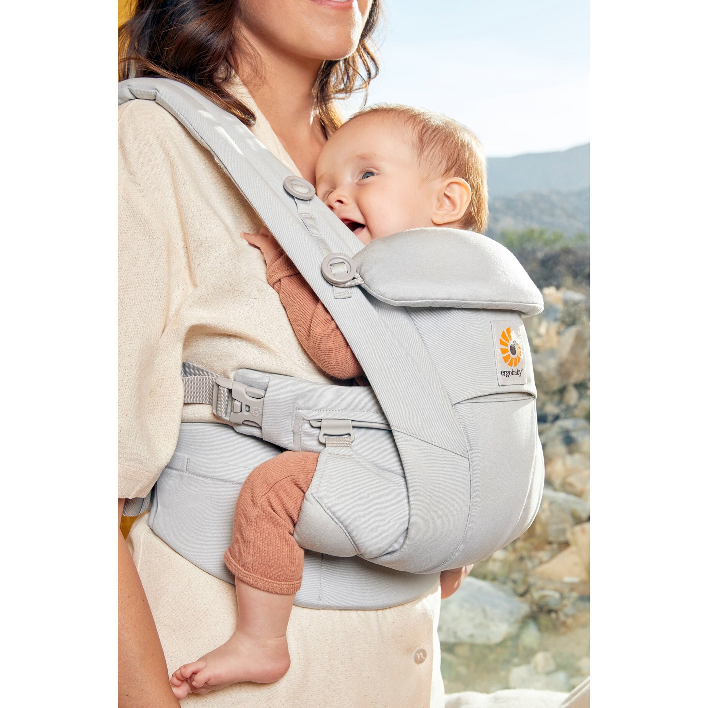 Ergobaby® - Omni Dream Babytrage, 4 Tragepositionen pearl grey