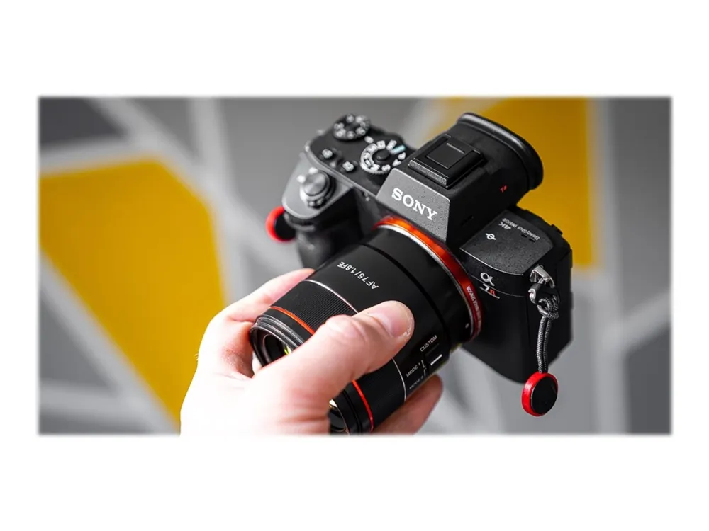 Samyang AF - Telefoto objektiv - 75 mm - f/1.8 FE - Sony E-mount - for Sony Cinema Line; a VLOGCAM; a1; a1 II; a6700; a7 IV; a7C; a7C II; a7CR; a7R V; a9 III