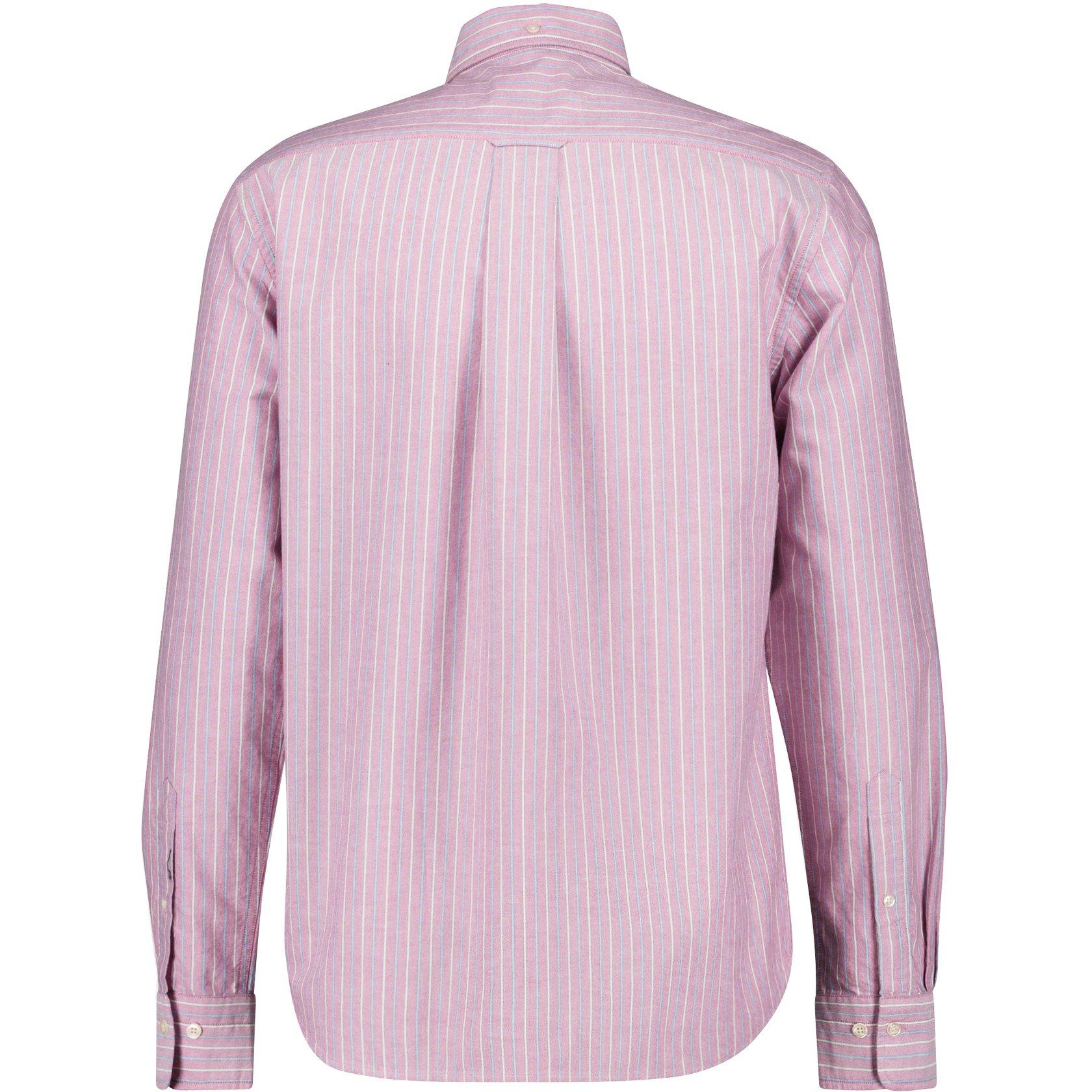 Gant REG OXFORD STRIPE SHIRT IRON RED M