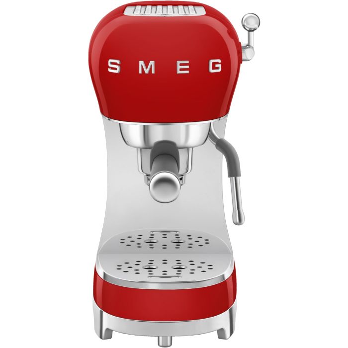 SMEG Espresso-Kaffeemaschine 50's Style ECF02RDEU Rot