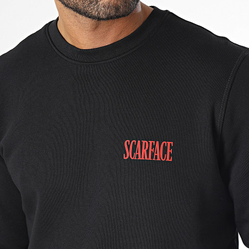 Sweat Crewneck Poster Noir