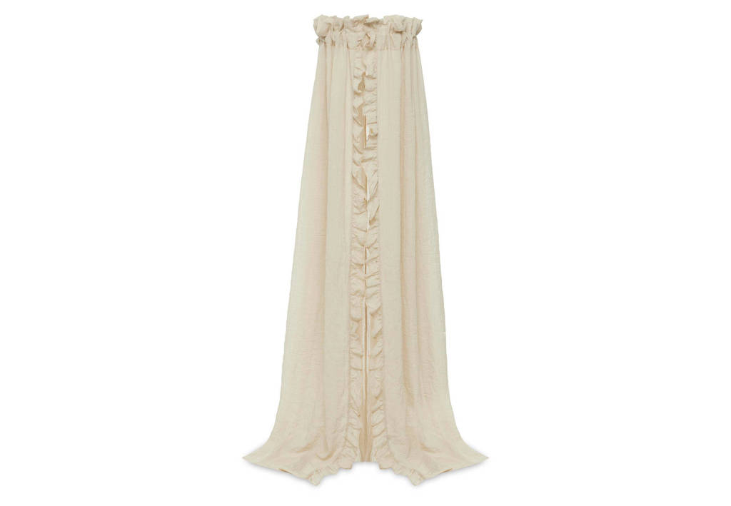 sluier Vintage Ruffle 155 cm Nougat