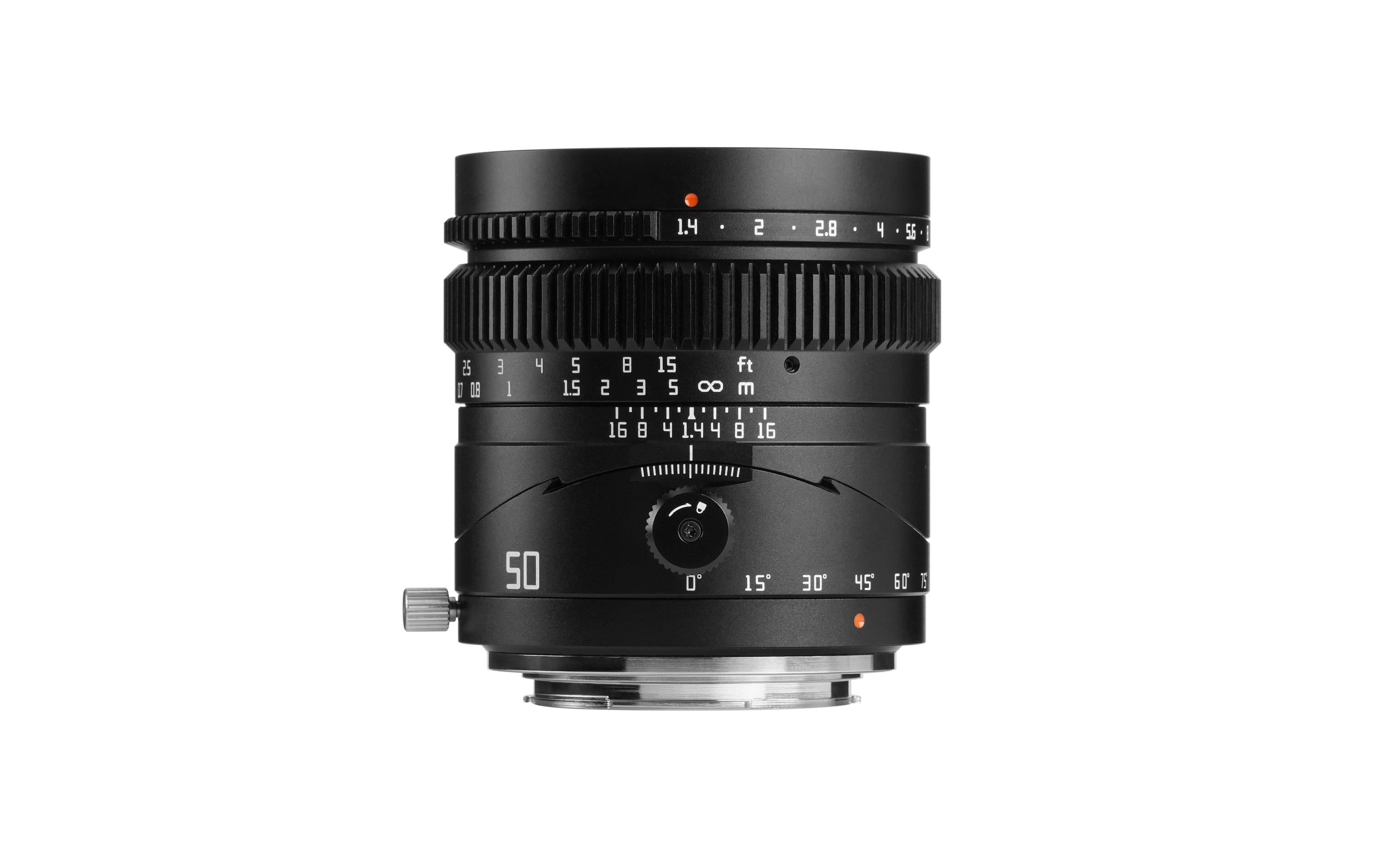 Festbrennweite Tilt 50mm F/1.4 – Sony E-Mount<br>Festbrennweitenobjektiv mit erweiterter Fokussteuerung