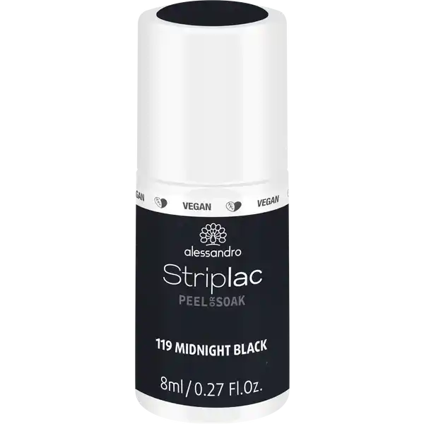 STRIPLAC PEEL OR SOAK MIDNIGHT BLACK  -VEGAN