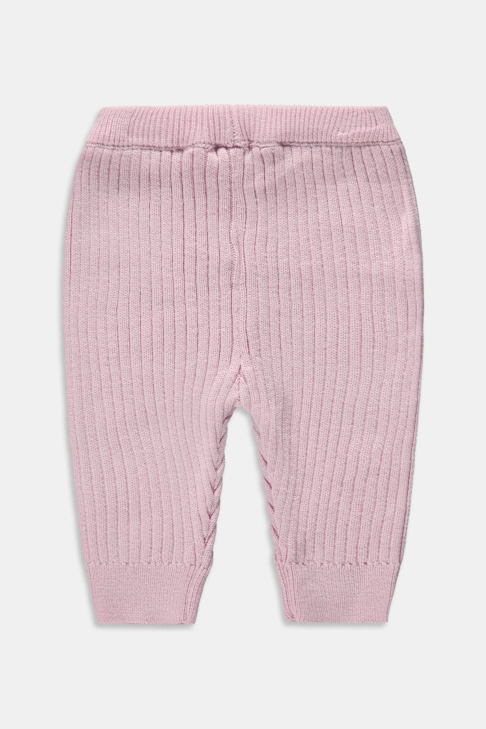 Leggings en maille côtelée