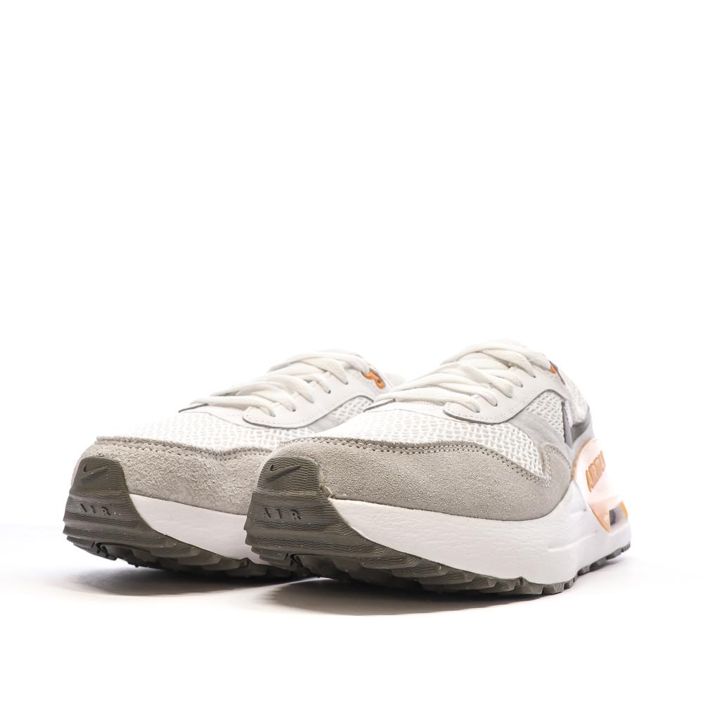 Nike Baskets Blanches/Oranges Femme Nike Air Max Systm