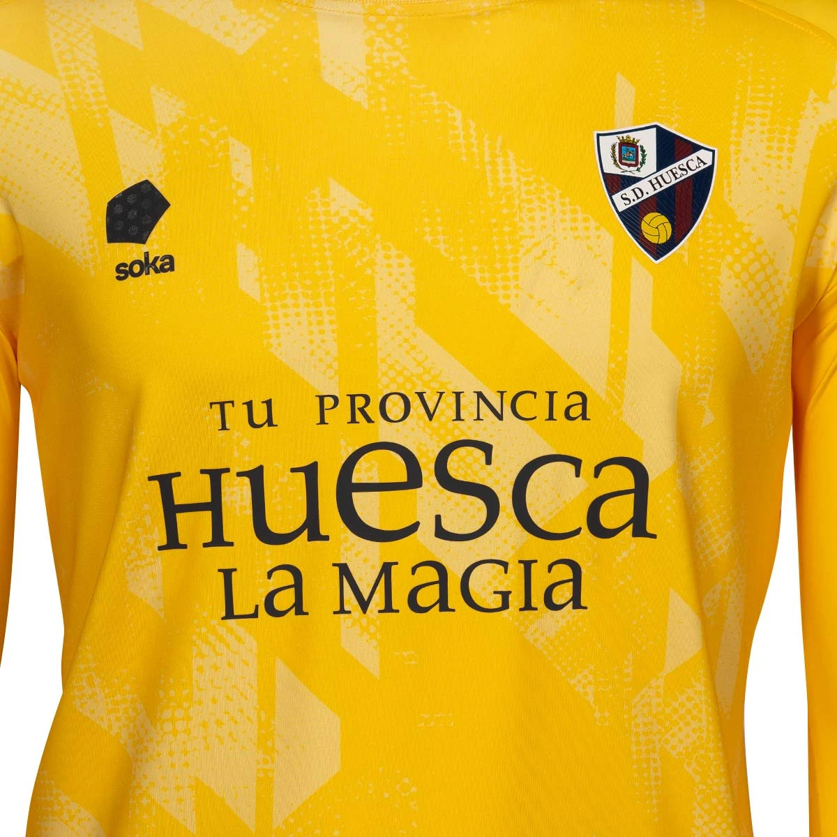 T-Shirt Soka Sociedad Deportiva Huesca Quarto Equipamento Guarda-redes 2024-2025 Criança