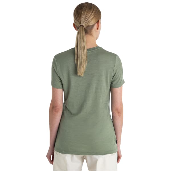 T-shirt randonnée ICEBREAKER W MERINO 150 TECH LITE III SS TEE LICHEN