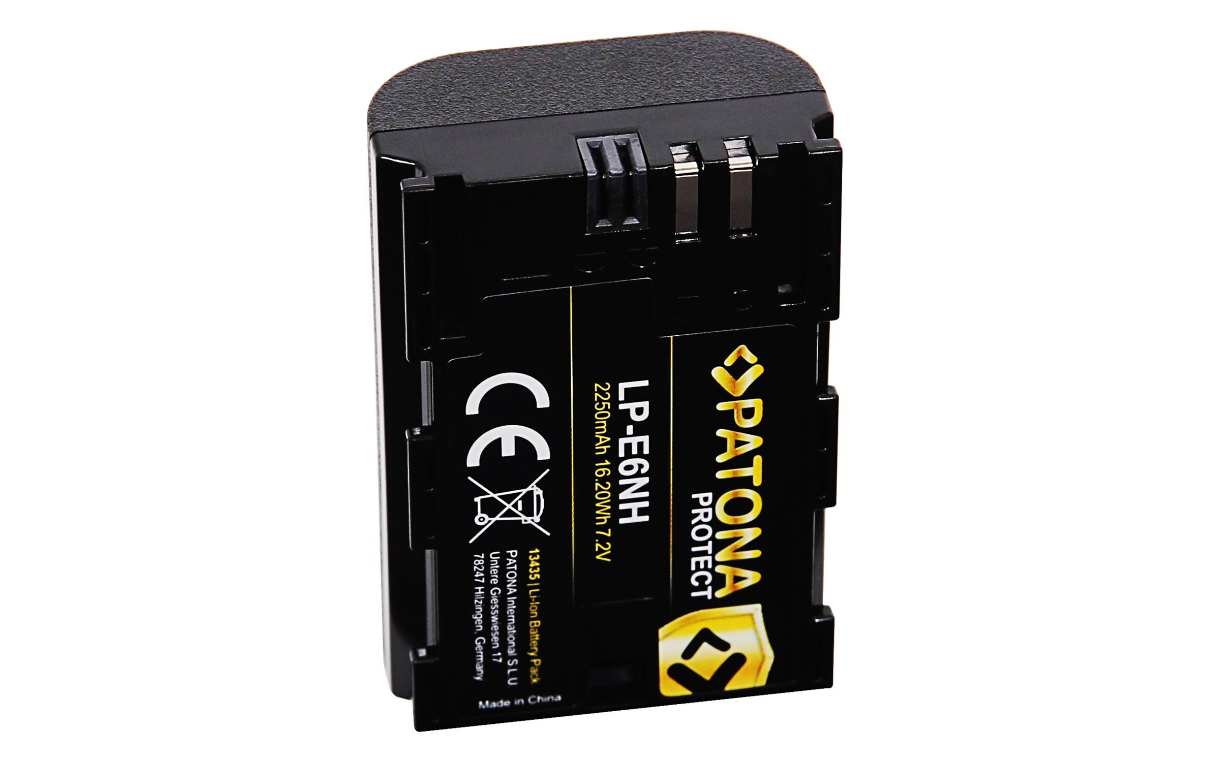 PROTECT Akku für Canon EOS R5, EOS R6, R6II und R7PROTECT Batteriesatz für Canon