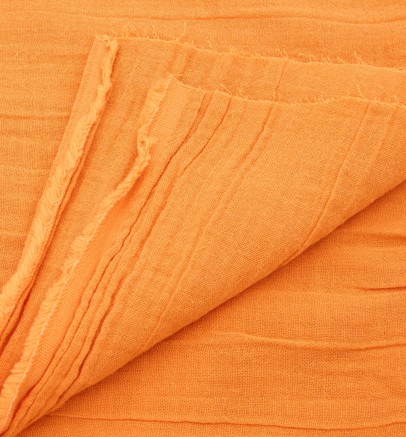 Coupon de 3 m en gaze de coton - Orange