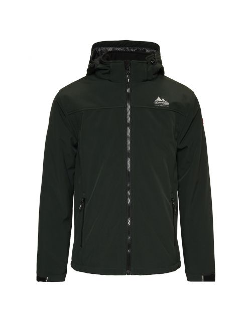 Nord Berg Padded Softshell Sjurd Heren Groen - Vrijetijdskleding