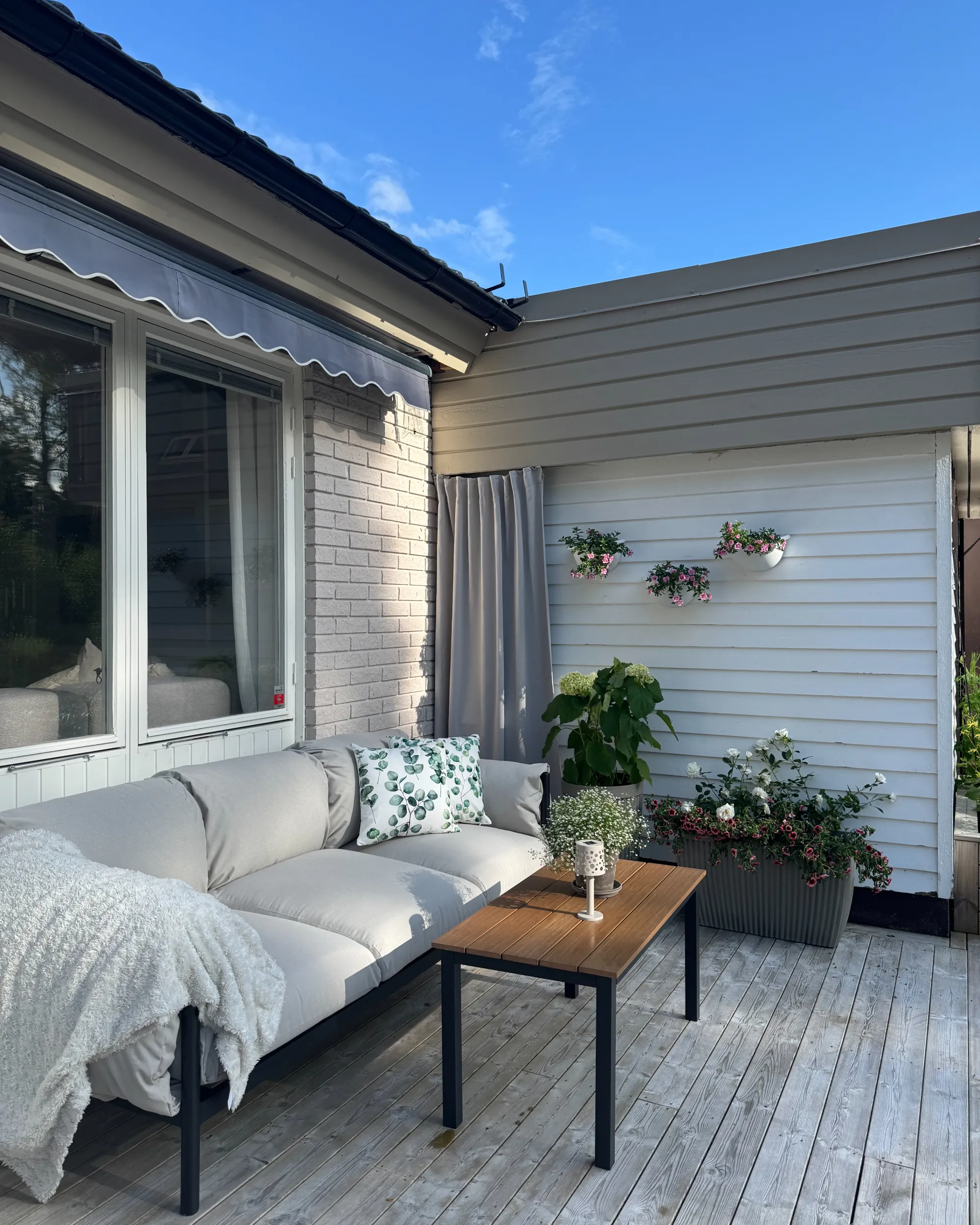 Tuin loungebank 3-zits ESPERIA Metaal Grijs