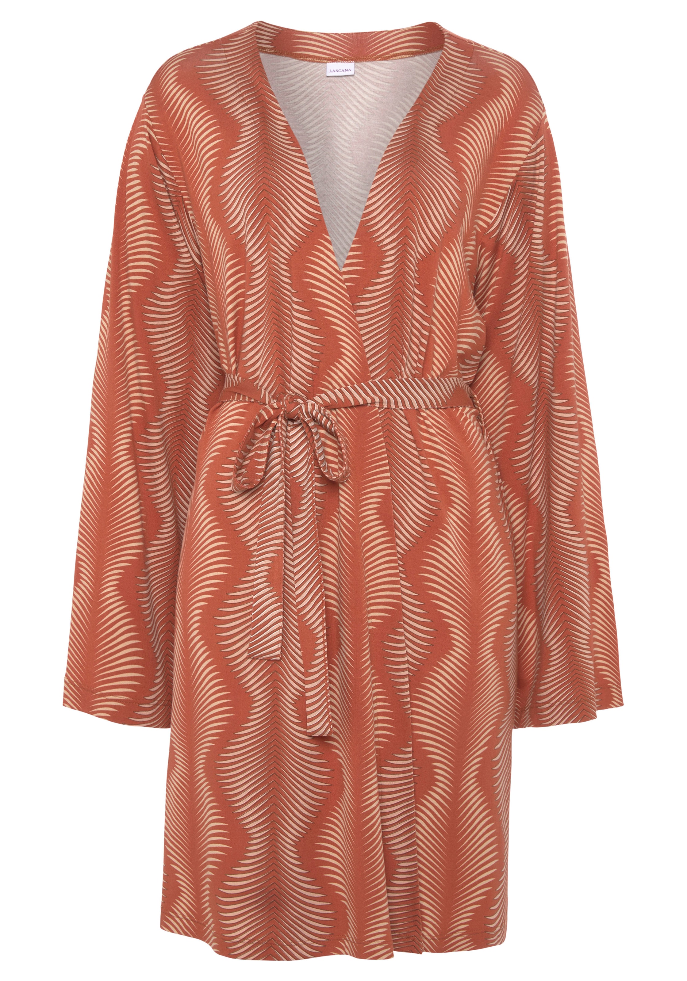 LASCANA Kimono , mit graphischen Allover-Druck