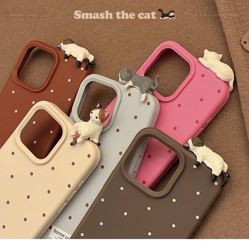 kloudkase - Cat Phone Case - iPhone 16 Pro Max / 16 Pro / 16 Plus / 16 / 15 Pro Max / 15 Pro / 15 Plus / 15 / 14 Pro Max / 14 Pro / 14 Plus / 14 / 13 Pro Max / 13 Pro / 13 / 13 Mini