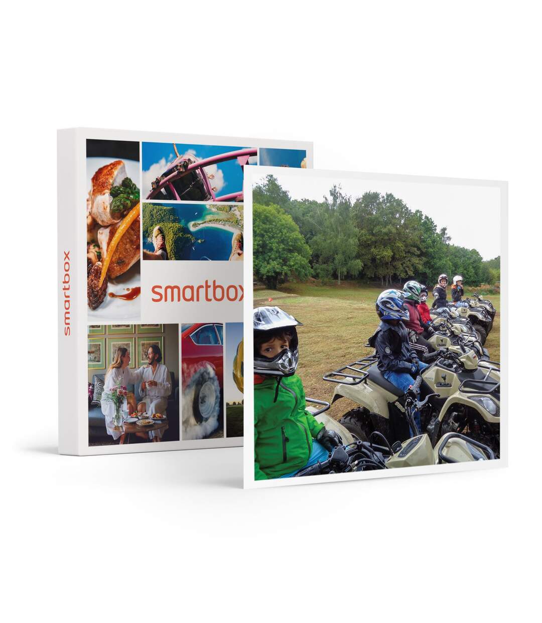 Sport en famille : une randonnée en quad pour 2 adultes et 2 enfants vers Brive-la-Gaillarde - SMARTBOX - Coffret Cadeau Sport & Aventure