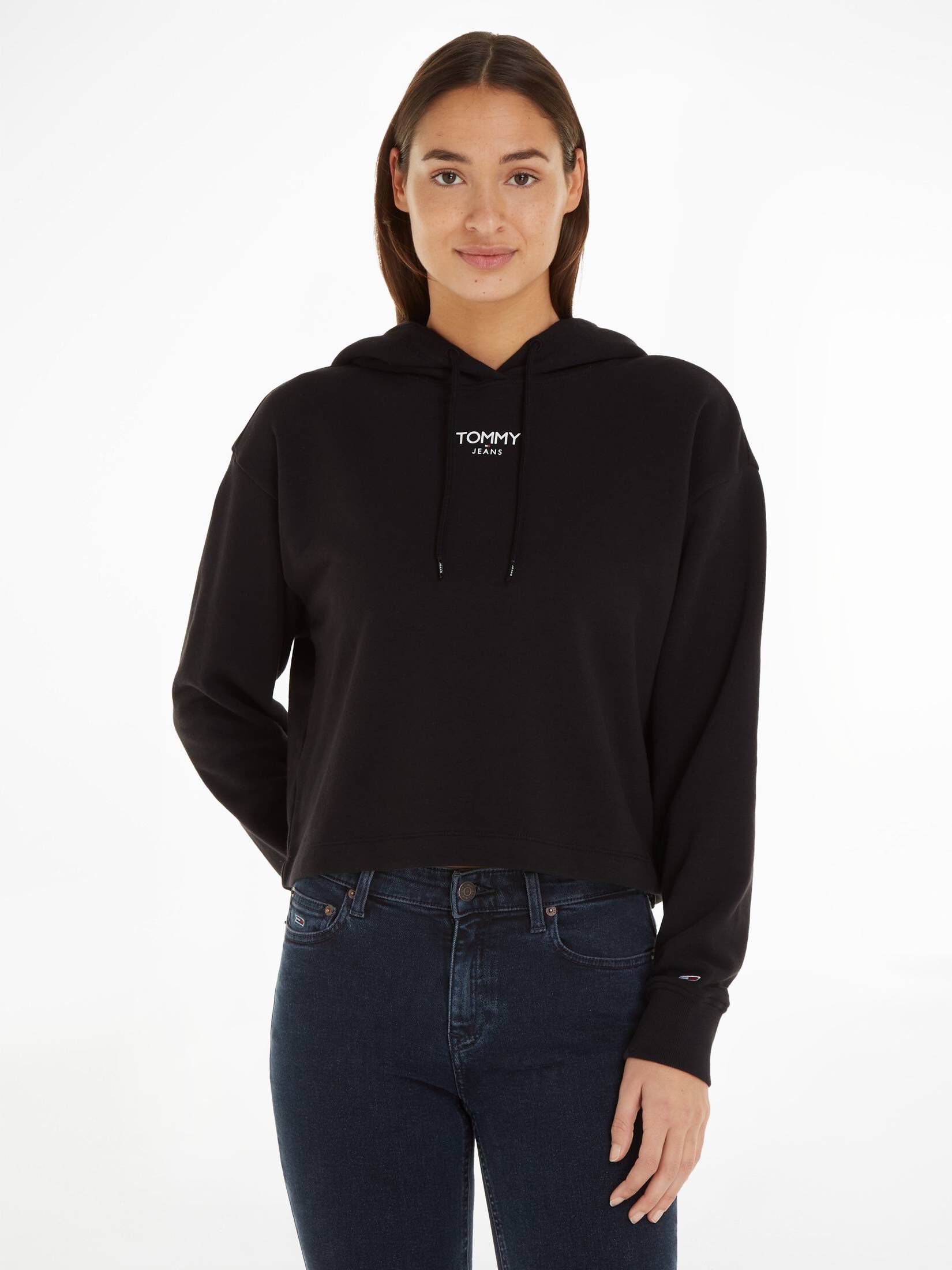 Tommy Jeans| Damen Hoodie TJW ESSENTIAL LOGO HOODIE Relaxed Fit