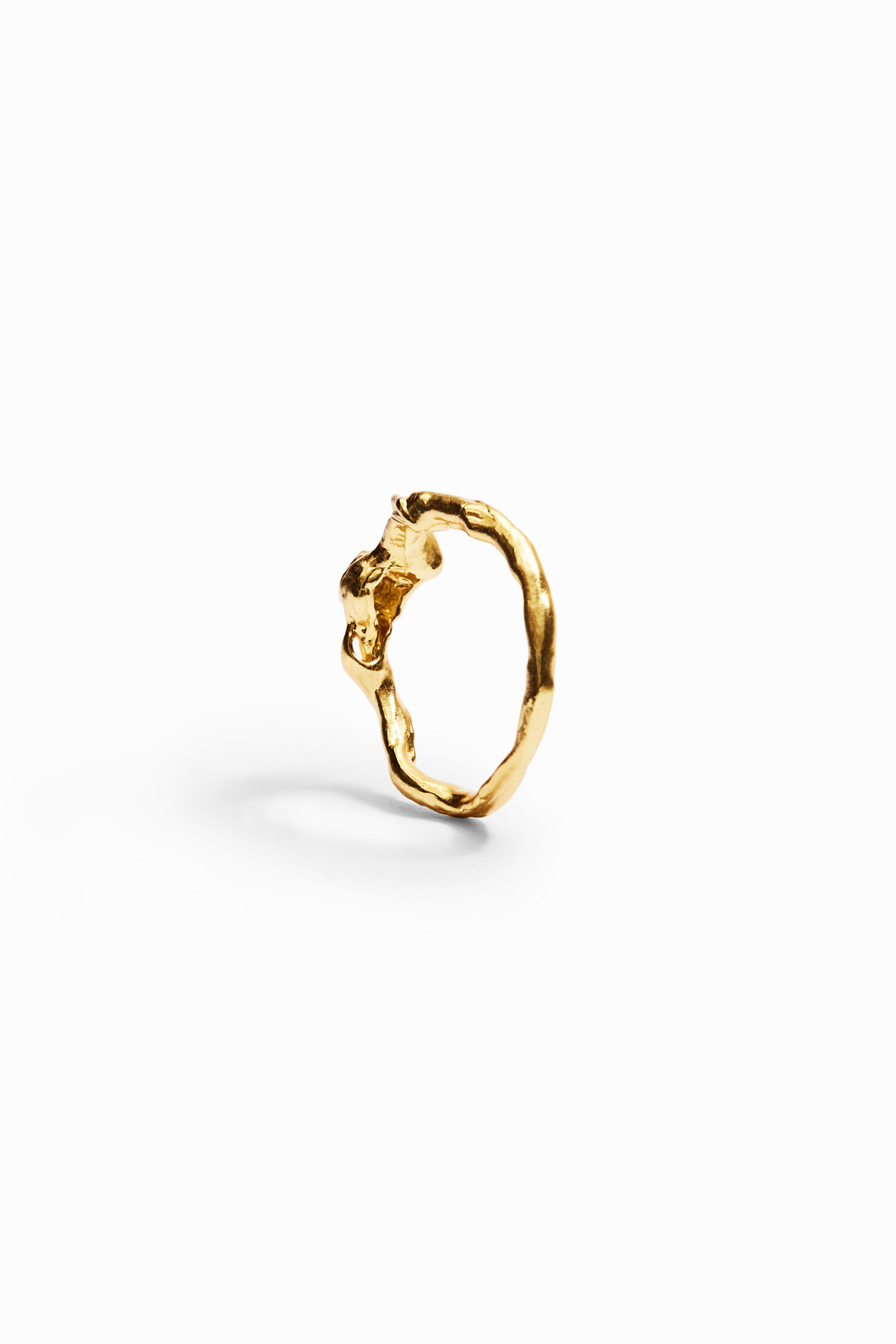 Bague zirconite plaquée or Zalio