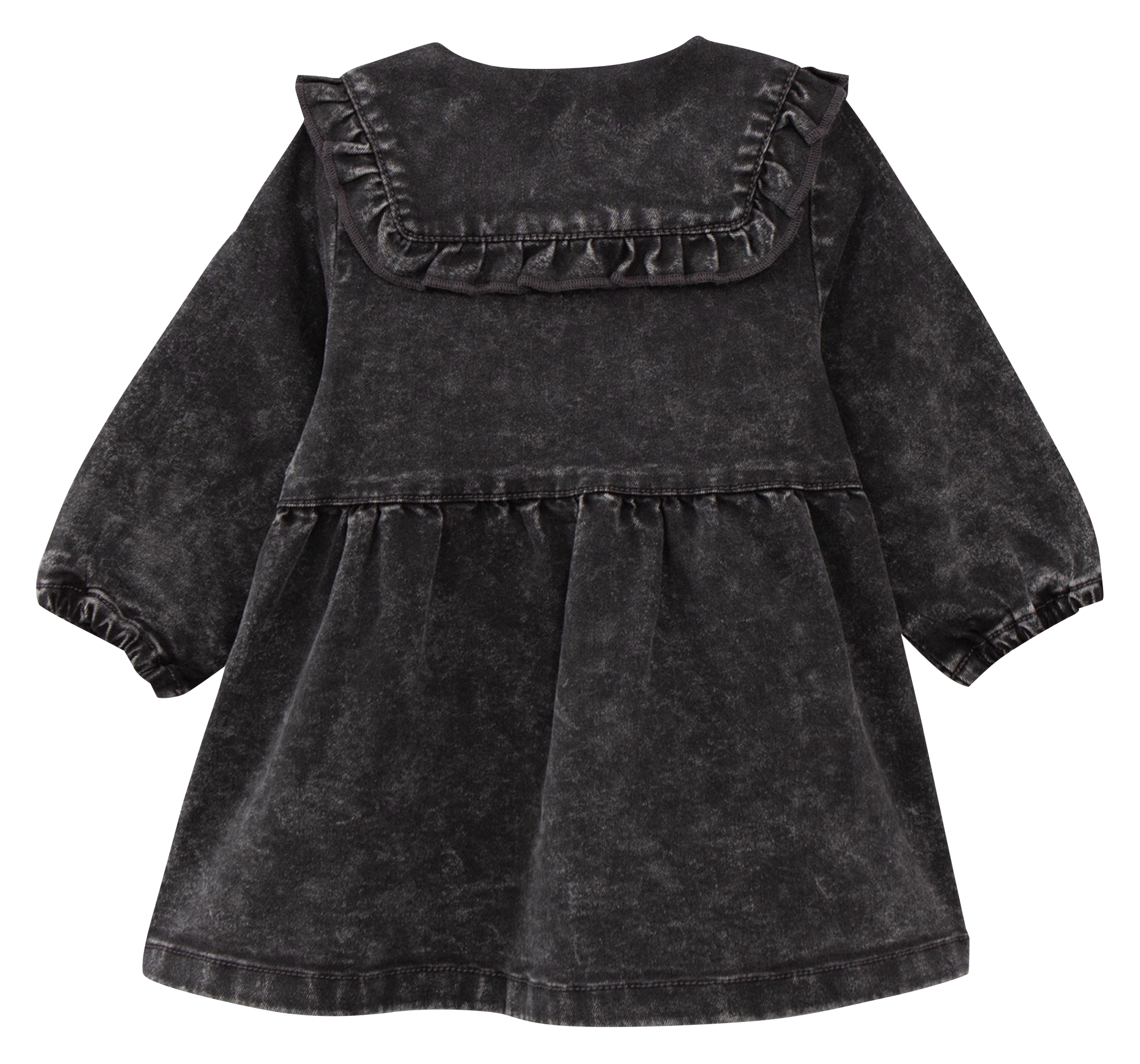 Robe denim en coton mélangé | Gris
