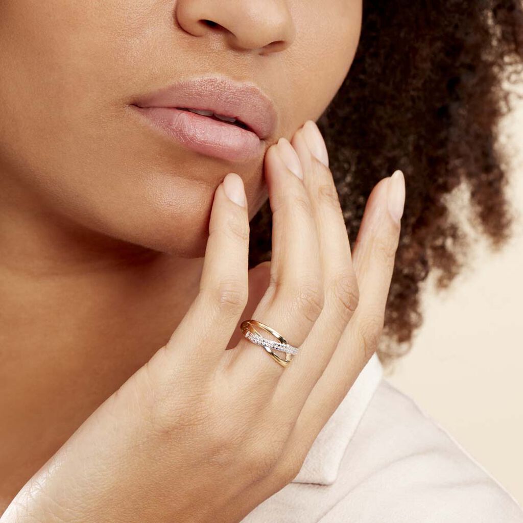 Bague Nuccia Or Bicolore Diamant