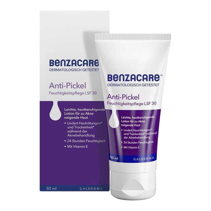 Benzacare Anti-Pickel Feuchtigkeitspflege SPF 30, 50 ml