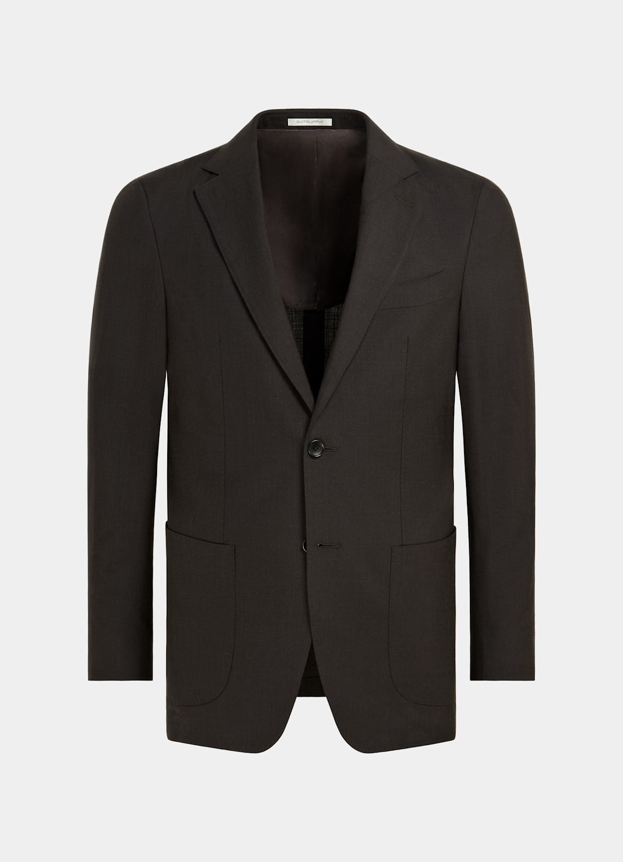 Costume trois pièces Havana coupe Tailored marron foncé
