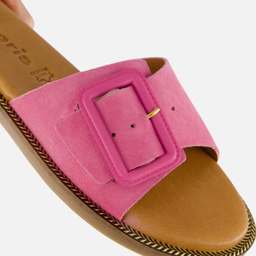 Tamaris Slippers roze Leer