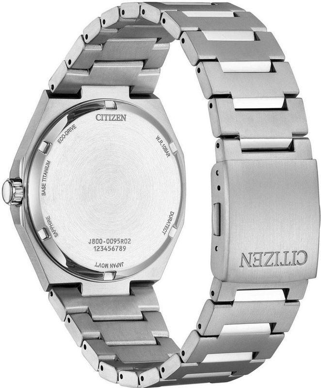 Citizen - Eco-Drive - Polshorloge - Zilver - Titanium - Blauw Wijzerplaat