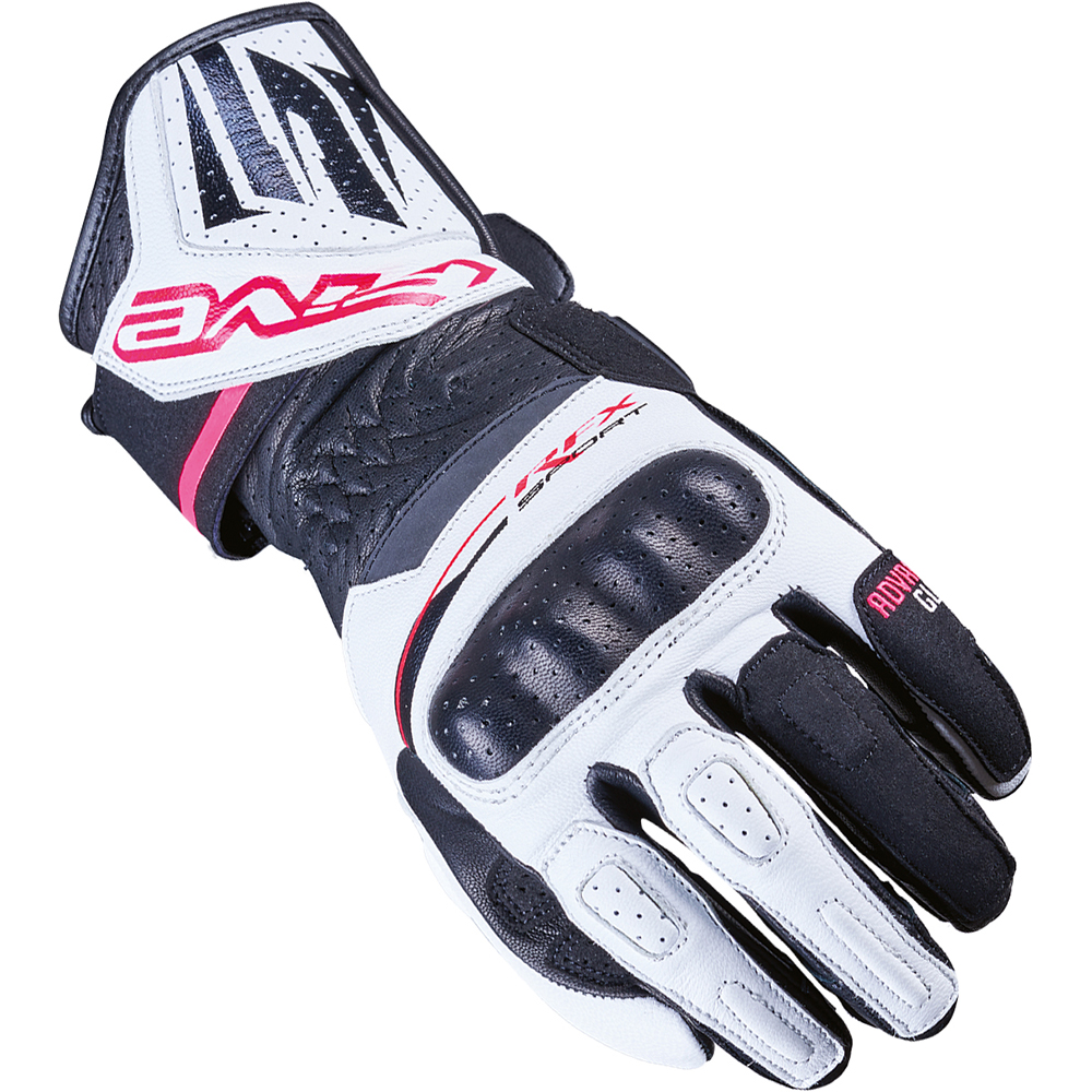 Five - Gants femme RFX Sport Woman Blanc / Noir / Rose