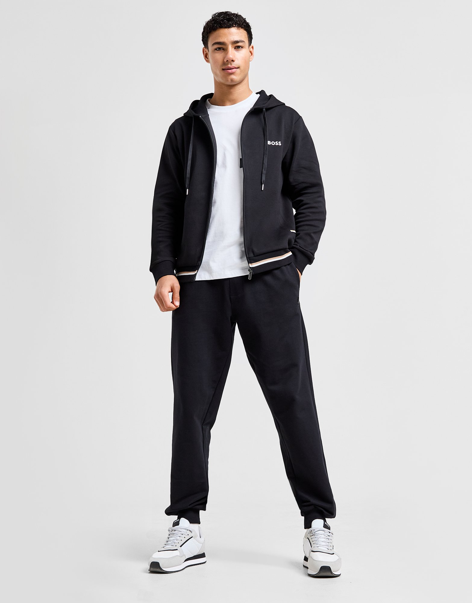 BOSS Sweat à Capuche Zippé Heritage Homme