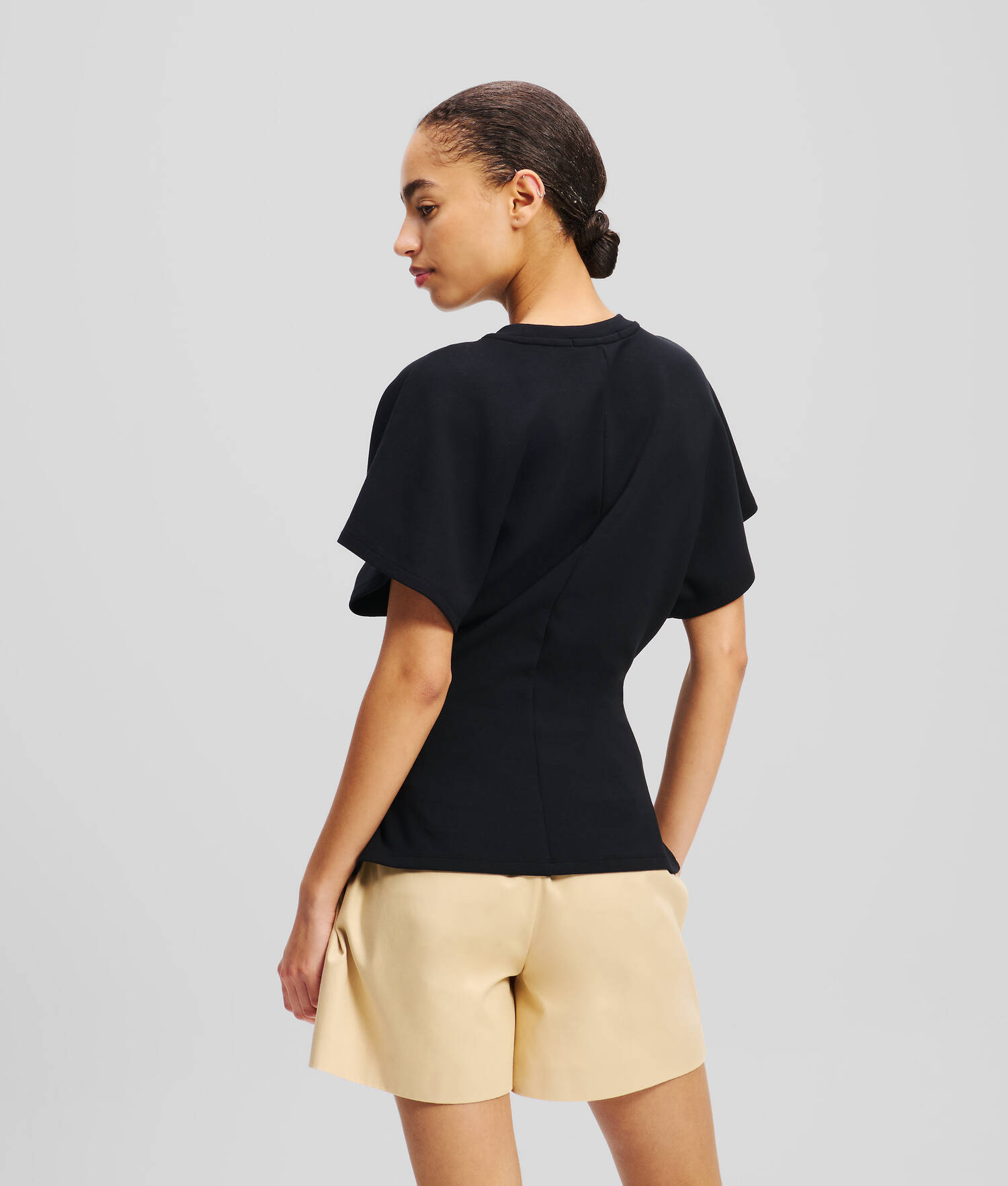 T-SHIRT SOUPLE - Noir